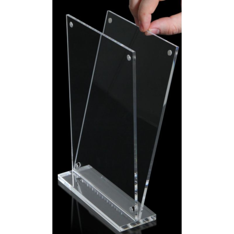 Magnetic T-Shaped Acrylic Sign