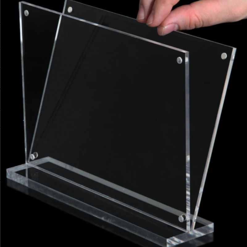 Magnetic T-Shaped Acrylic Sign