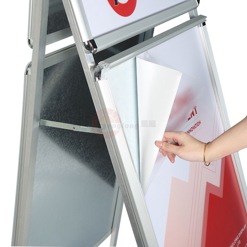 A Board Sign with Brand Top