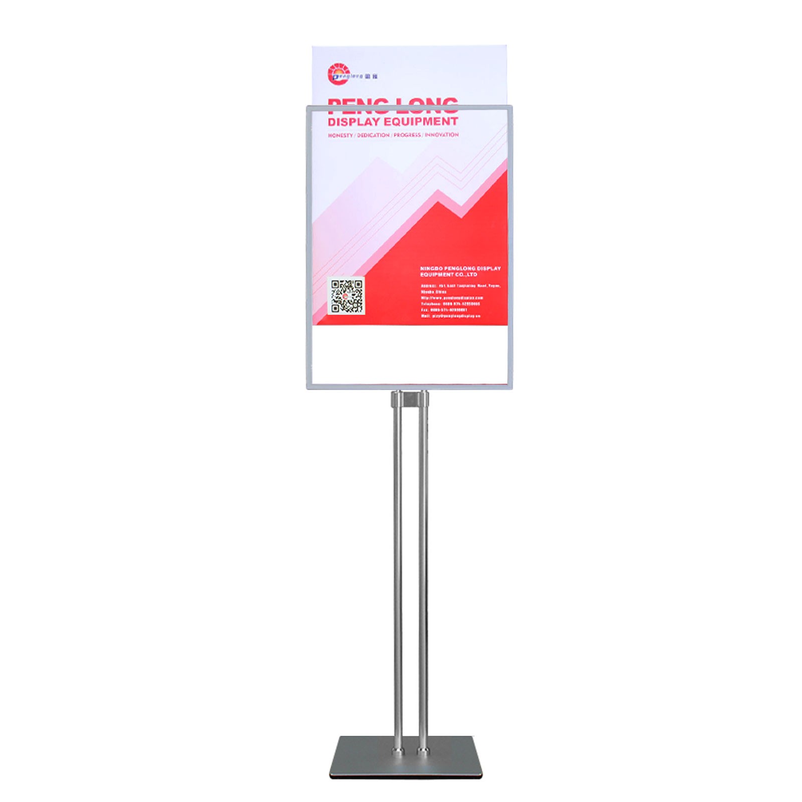LED Aluminum Menu stand
