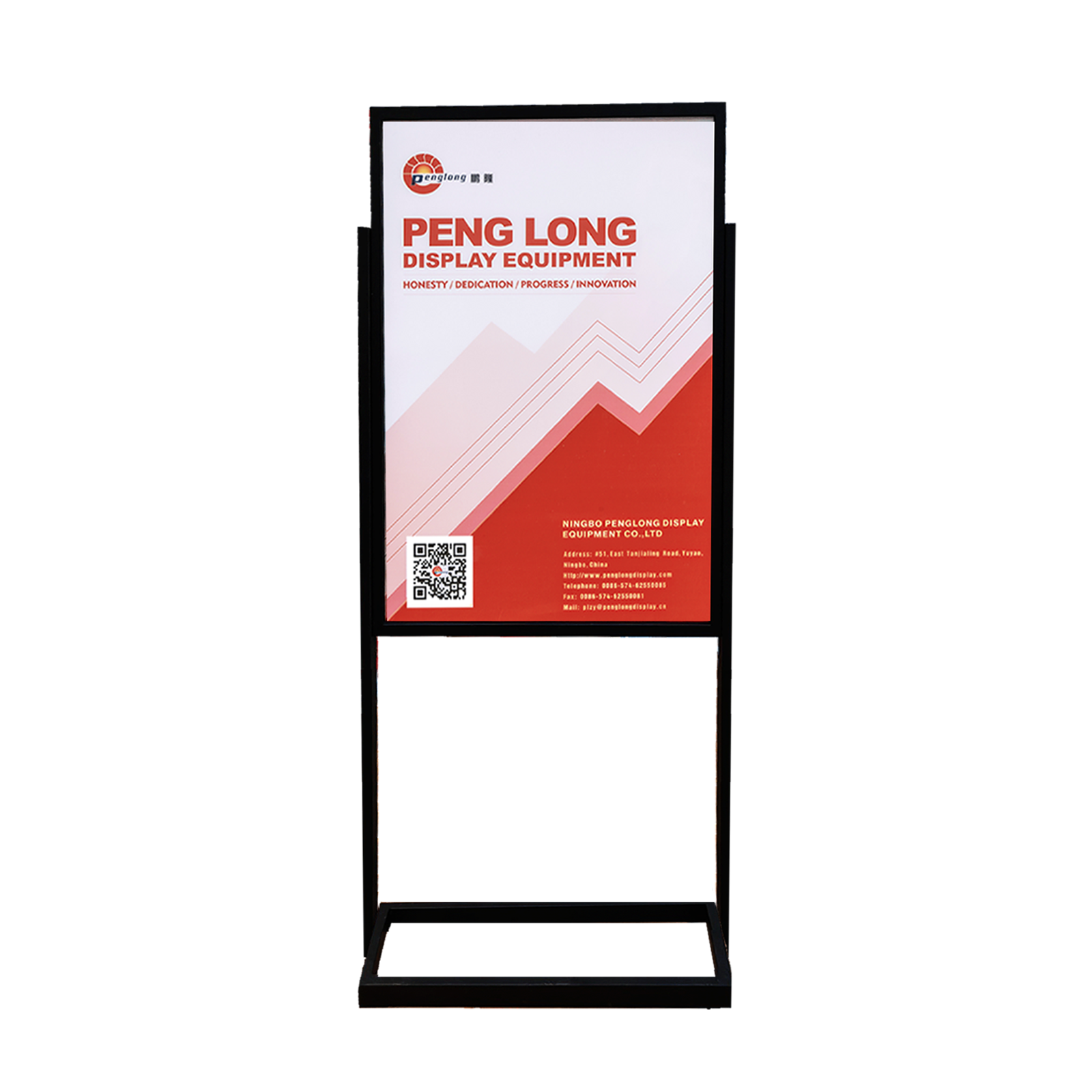 Double-sided Steel Info Board