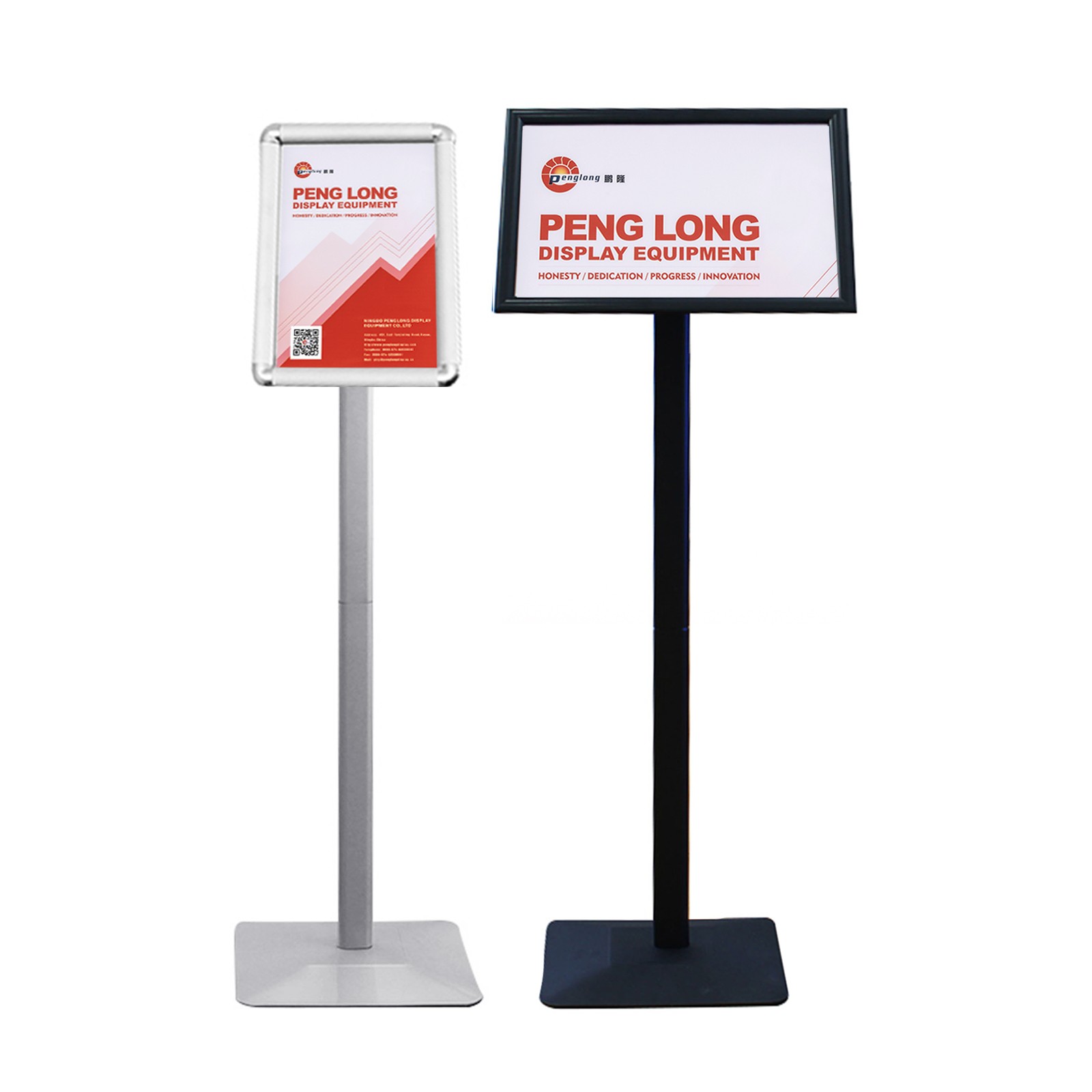 Steel Menu Stand
