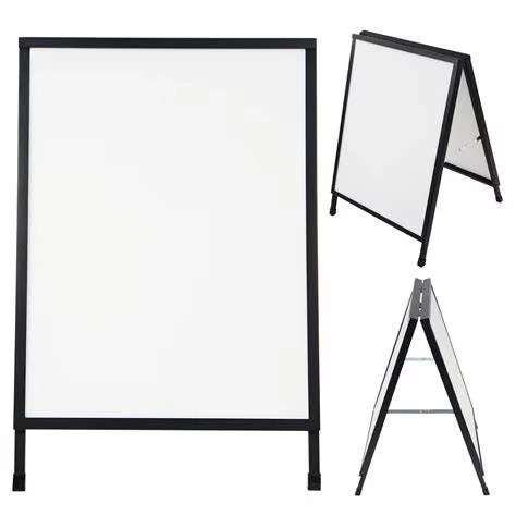 Steel Metal a Board Sign