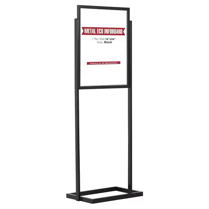 Steel Info Board Poster Display