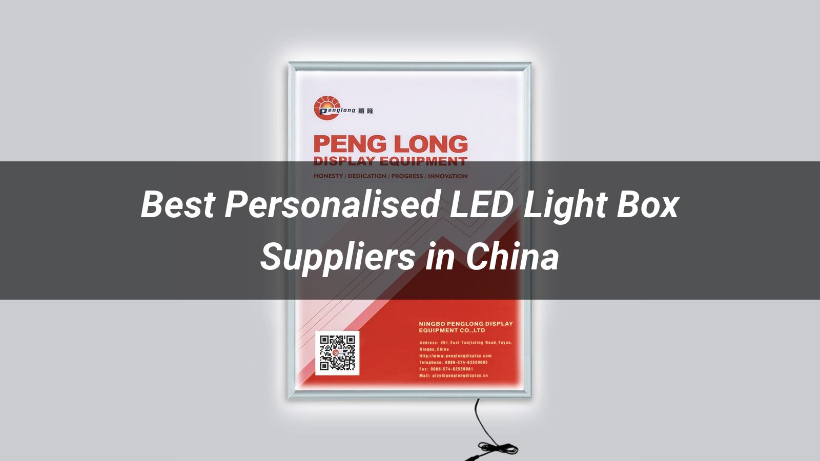 Best 10 Personalised LED Light Box Suppliers in China 2026