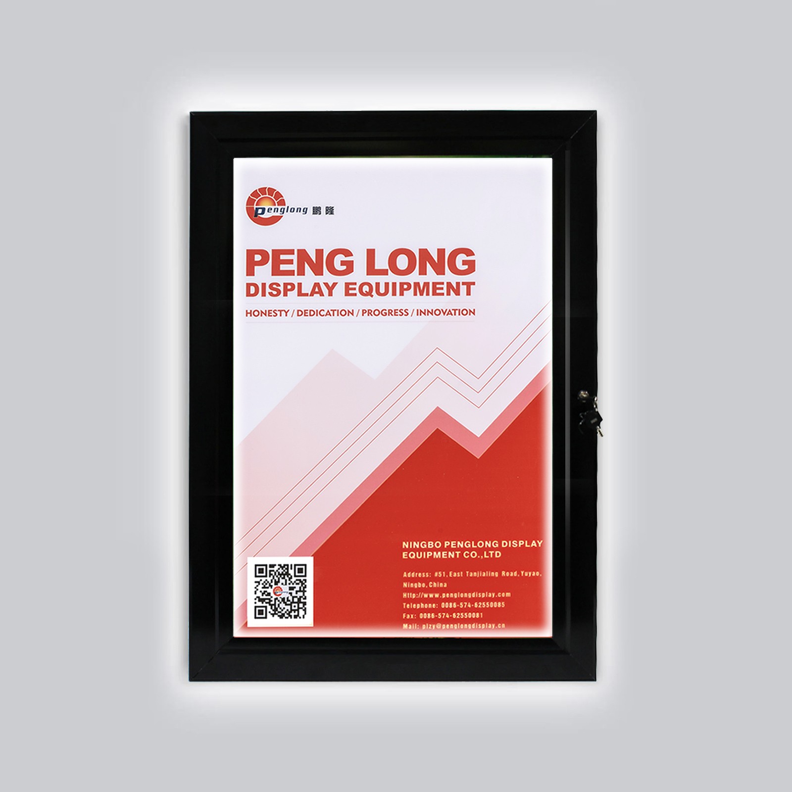 LED Lockable Frame