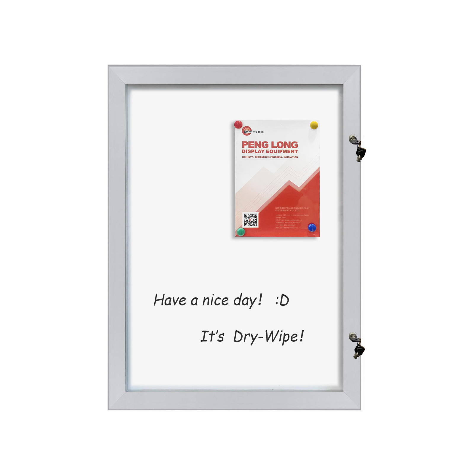 Locking Case with Whiteboard
