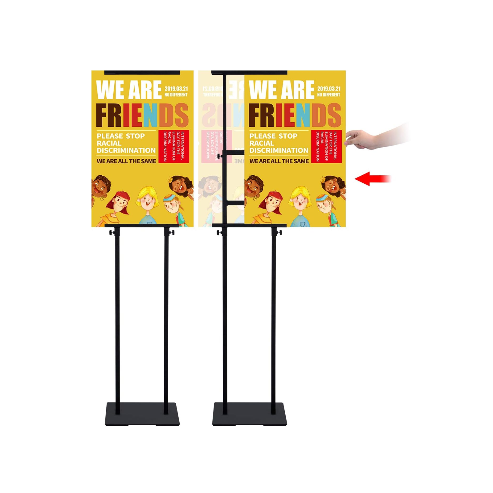 Double Sided Sign Board Stand