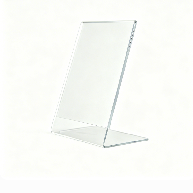 L-Shaped Acrylic Desktop Sign