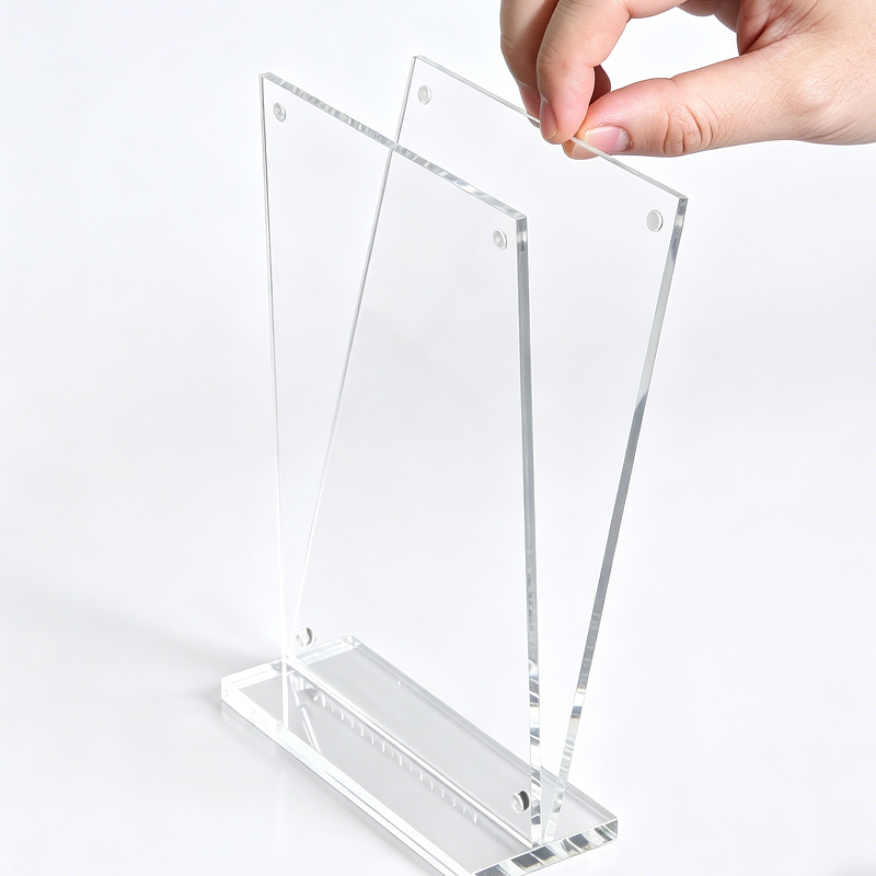 Magnetic T-Shaped Acrylic Sign