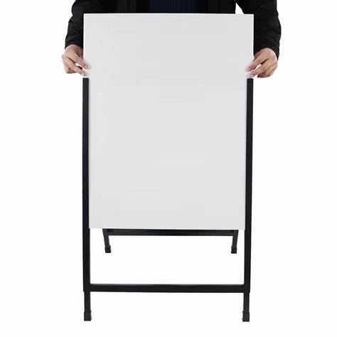 Steel Metal a Board Sign